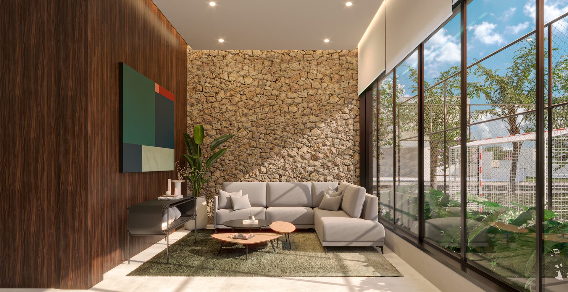 ElloVille Felicità parque infantil e visão externa do salão de festas ElloVille Felicità parque infantil e visão externa do salão de festas