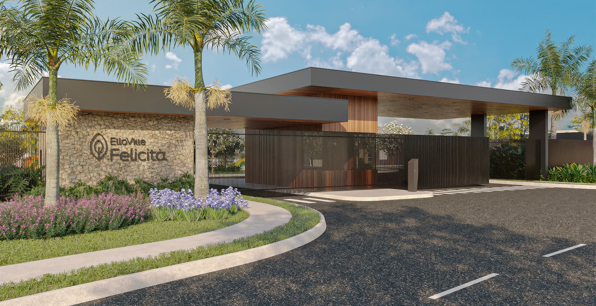 ElloVille Felicità visão interna da academia ElloVille Felicità visão interna da academia