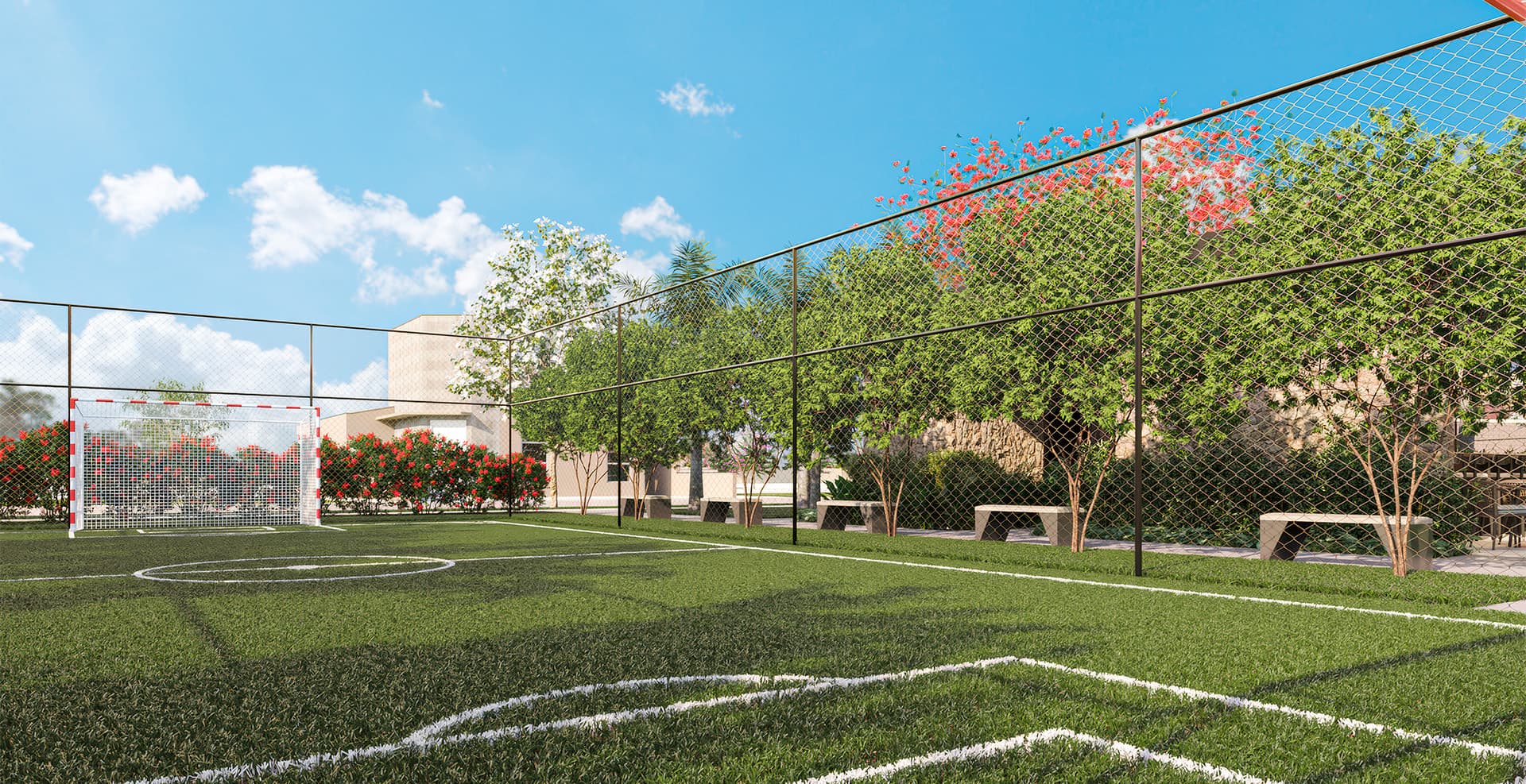 ElloVille Felicità visão interna do salão de festas ElloVille Felicità visão interna do salão de festas